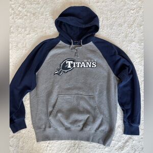 Sport-Tek Navy and Gray Men's Hoodie